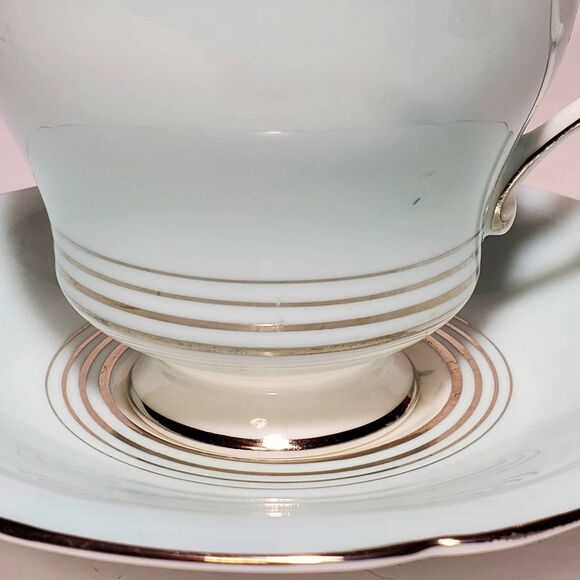 Paragon Teacup and Saucer Blue Vintage - Picture 3 of 10